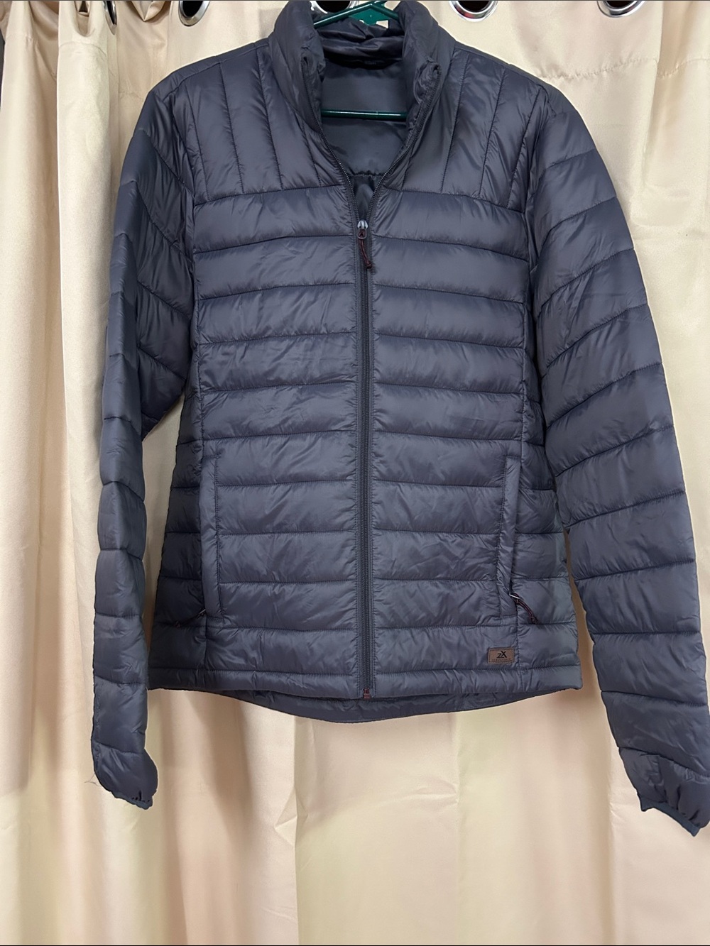 ZeroXposur Dark Gray Quilted Packable Puffer Jacket